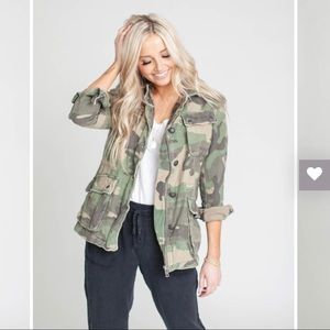 Free People Not Your Brothers Camo Jacket